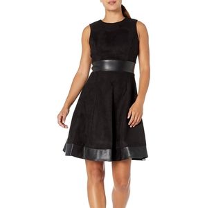 CALVIN KLEIN Round Neck Sleeveless Dress